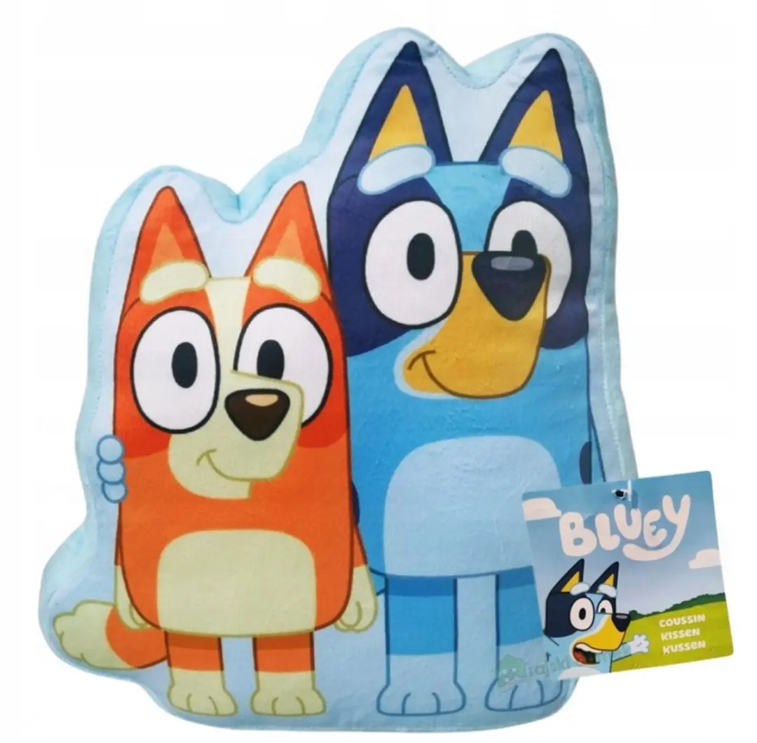 Bluey Gevormd Kussen 40cm - Blauw - afbeelding 2 van 2