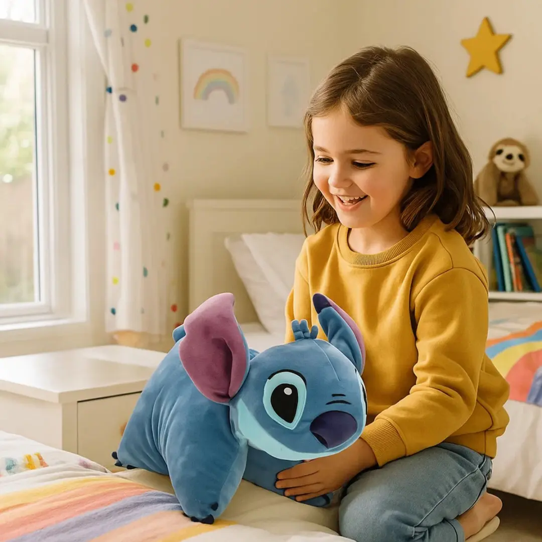 Spider-Man Lilo & Stitch Knuffelkussen - Blauw - afbeelding 4 van 6