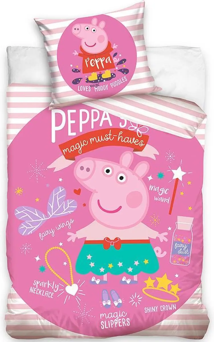 Peppa Pig Magic Musthaves Dekbedovertrek