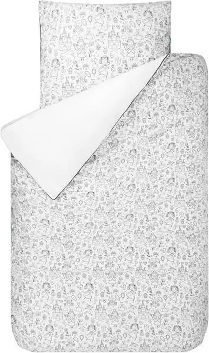 BINK Bedding  Dekbedovertrek Princess 1-persoons 140x200/220 cm (incl 1 kussensl