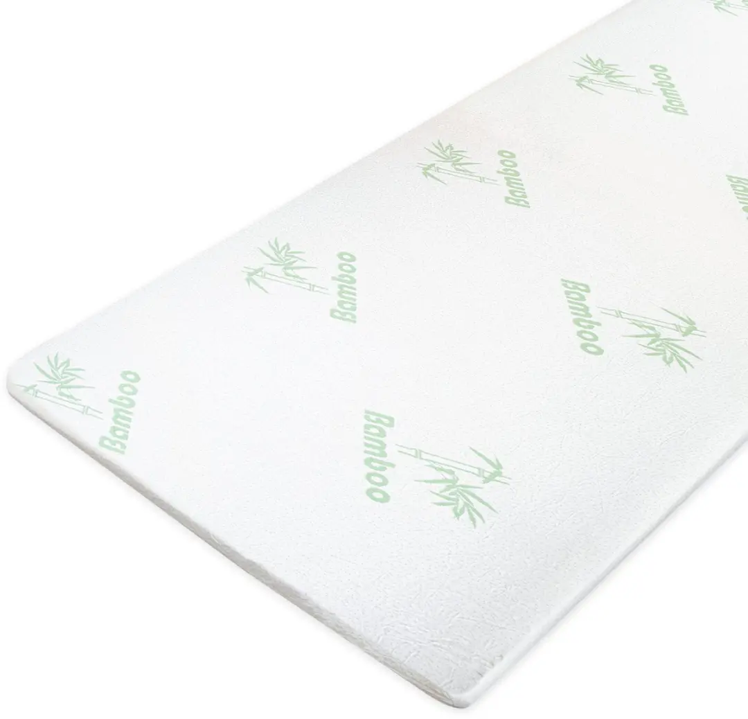 Lucovitaal Bamboe Topmatras Eenpersoons - Wit - afbeelding 2 van 3