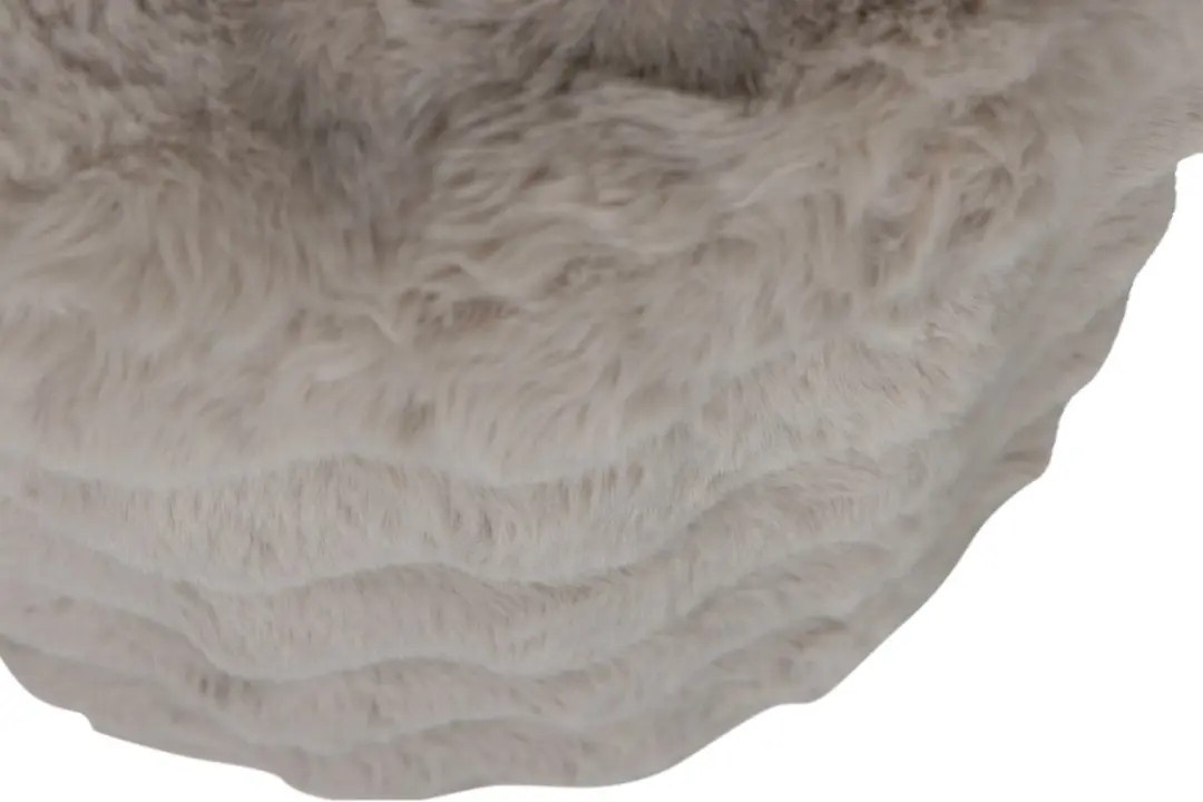 WOOOD Olven Poef Hoog - 46x46x46cm - Naturel - afbeelding 5 van 5