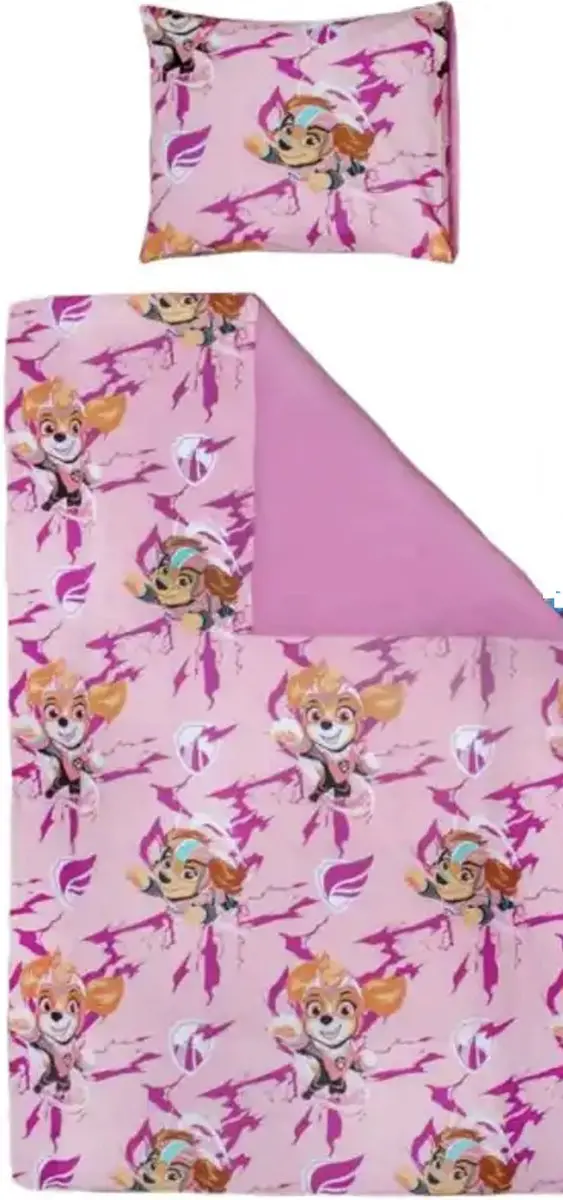 Nickelodeon Paw Patrol Mighty Movie Dekbedovertrekset Roze
