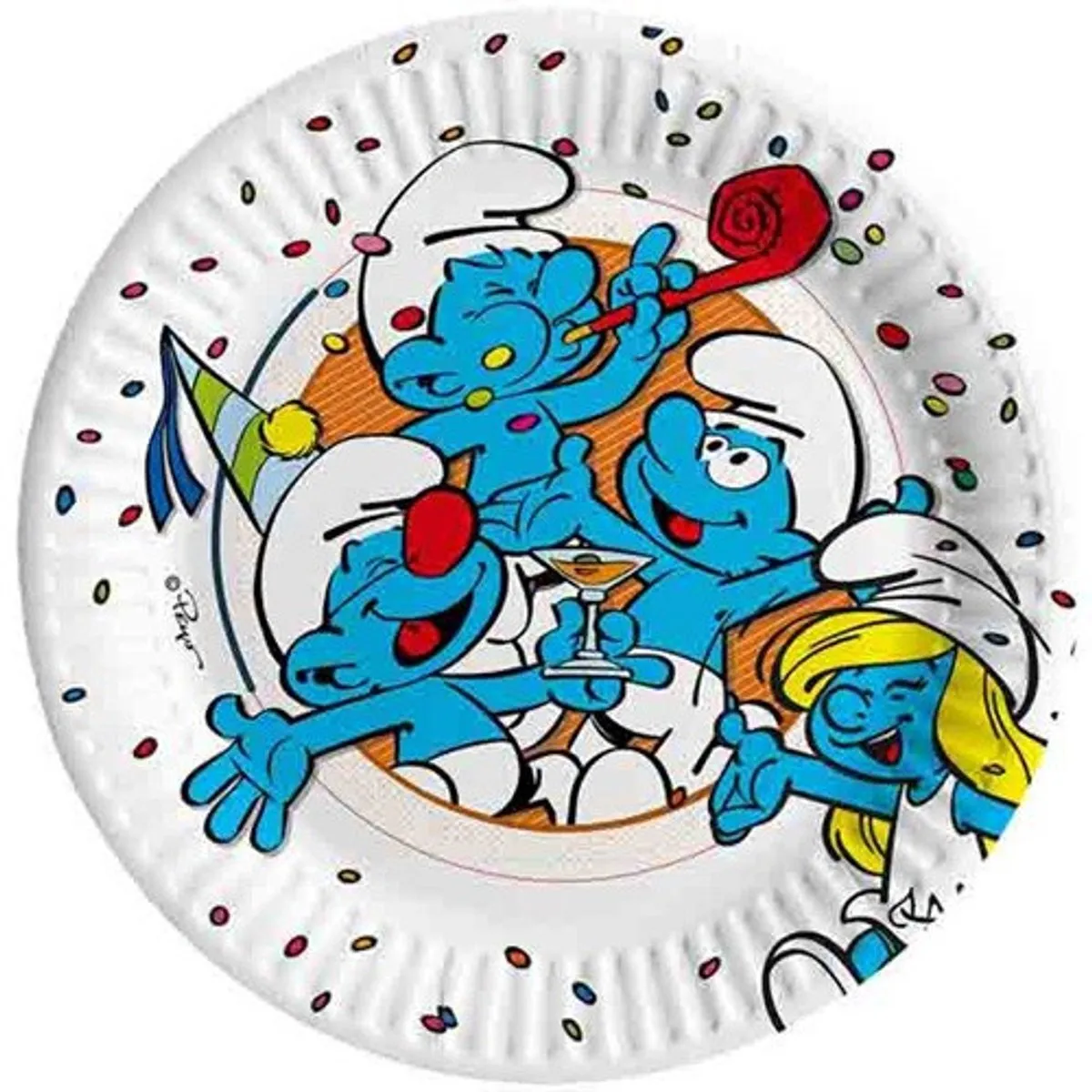 De Smurfen Feestbordjes