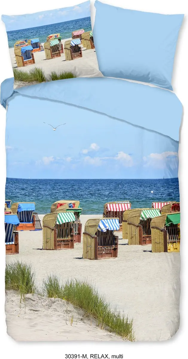 Pure dekbedovertrek strand