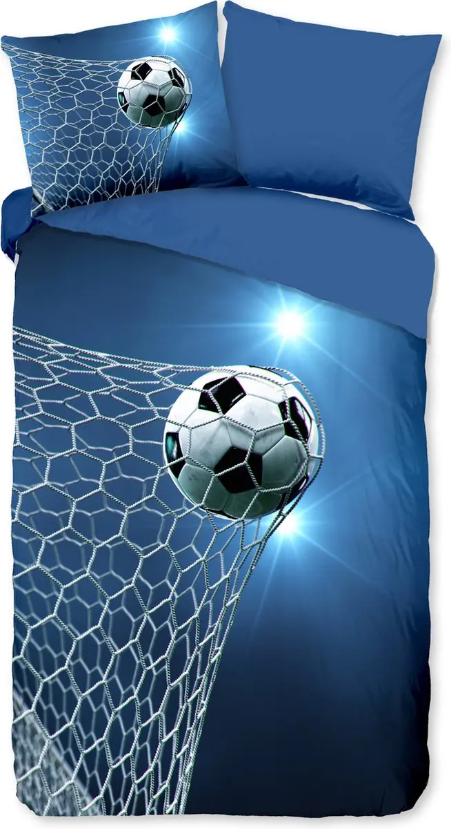 Pure dekbedovertrek voetbal