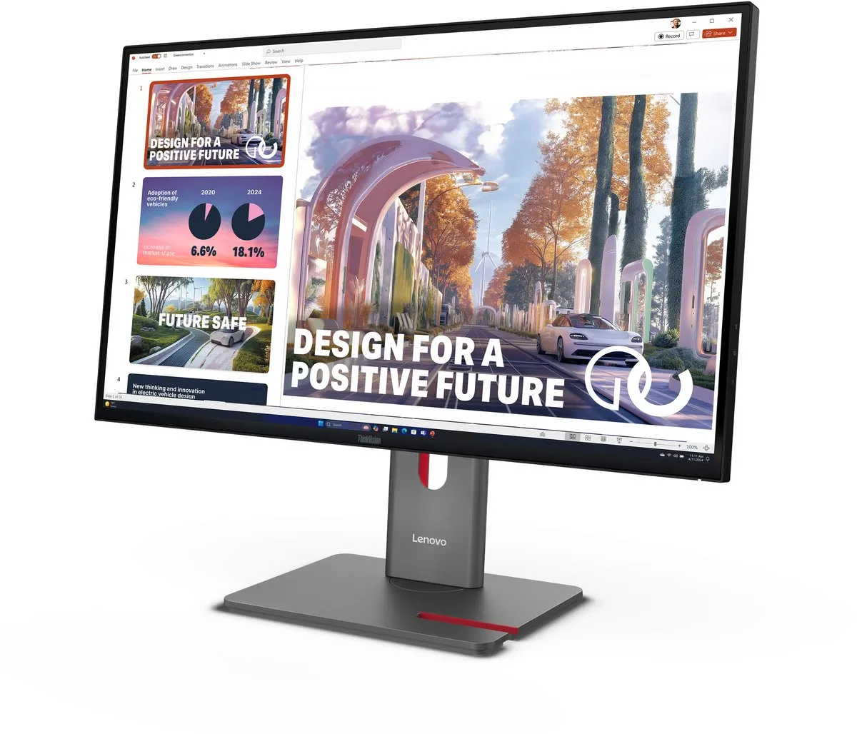 Lenovo ThinkVision P27QD-40 Monitor 27" - Zwart