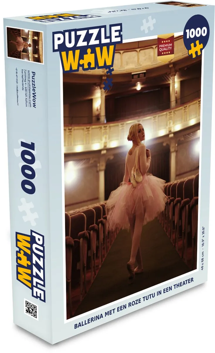 PuzzleWow Ballerina Legpuzzel 1000 Stuks