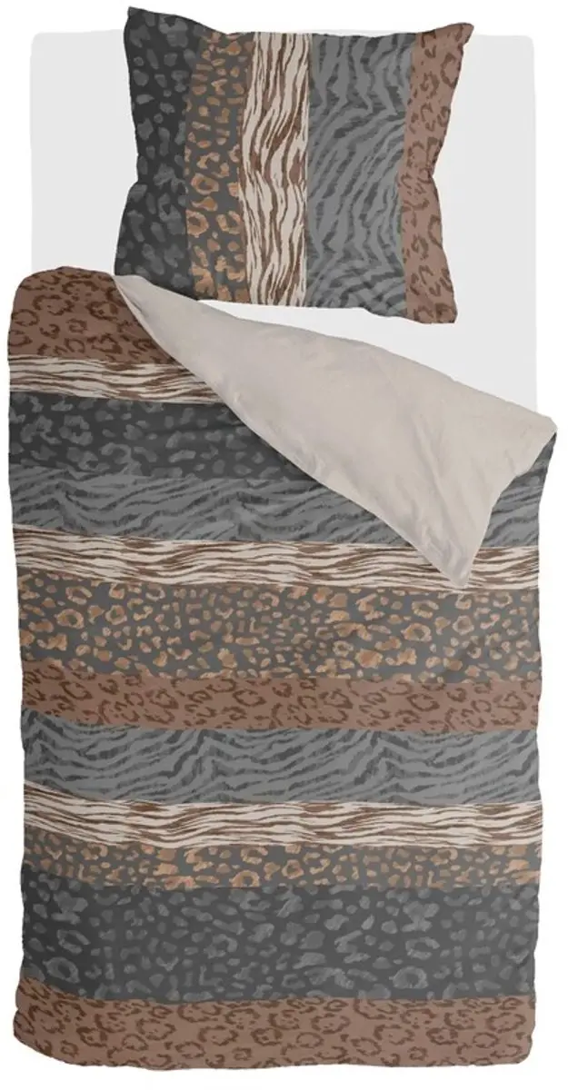 Byrklund Dekbedovertrek Animal Stripes