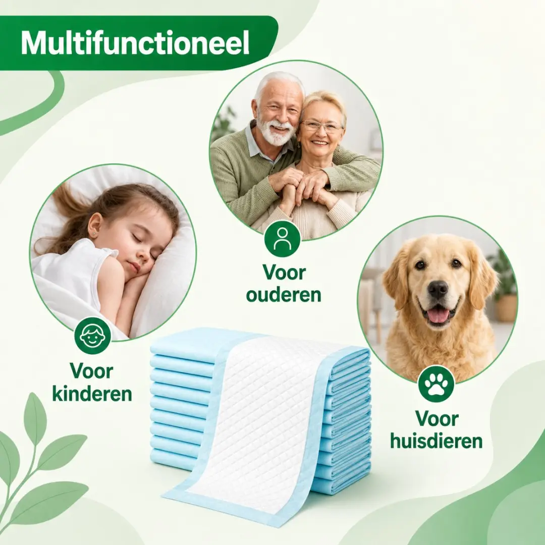 Gynotex Incontinentie Onderleggers 60x90cm - 25 Stuks - Blauw/Wit