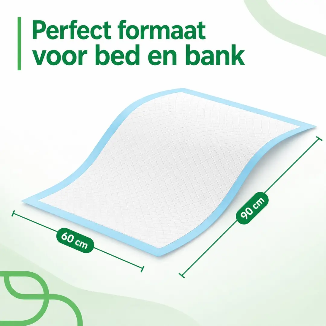 Gynotex Incontinentie Onderleggers 60x90cm - 25 Stuks - Blauw/Wit