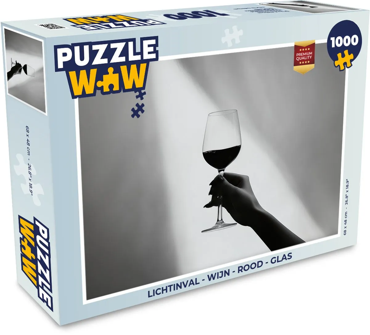 PuzzleWow Wijn Legpuzzel 1000 Stuks - MPN 8721169385020