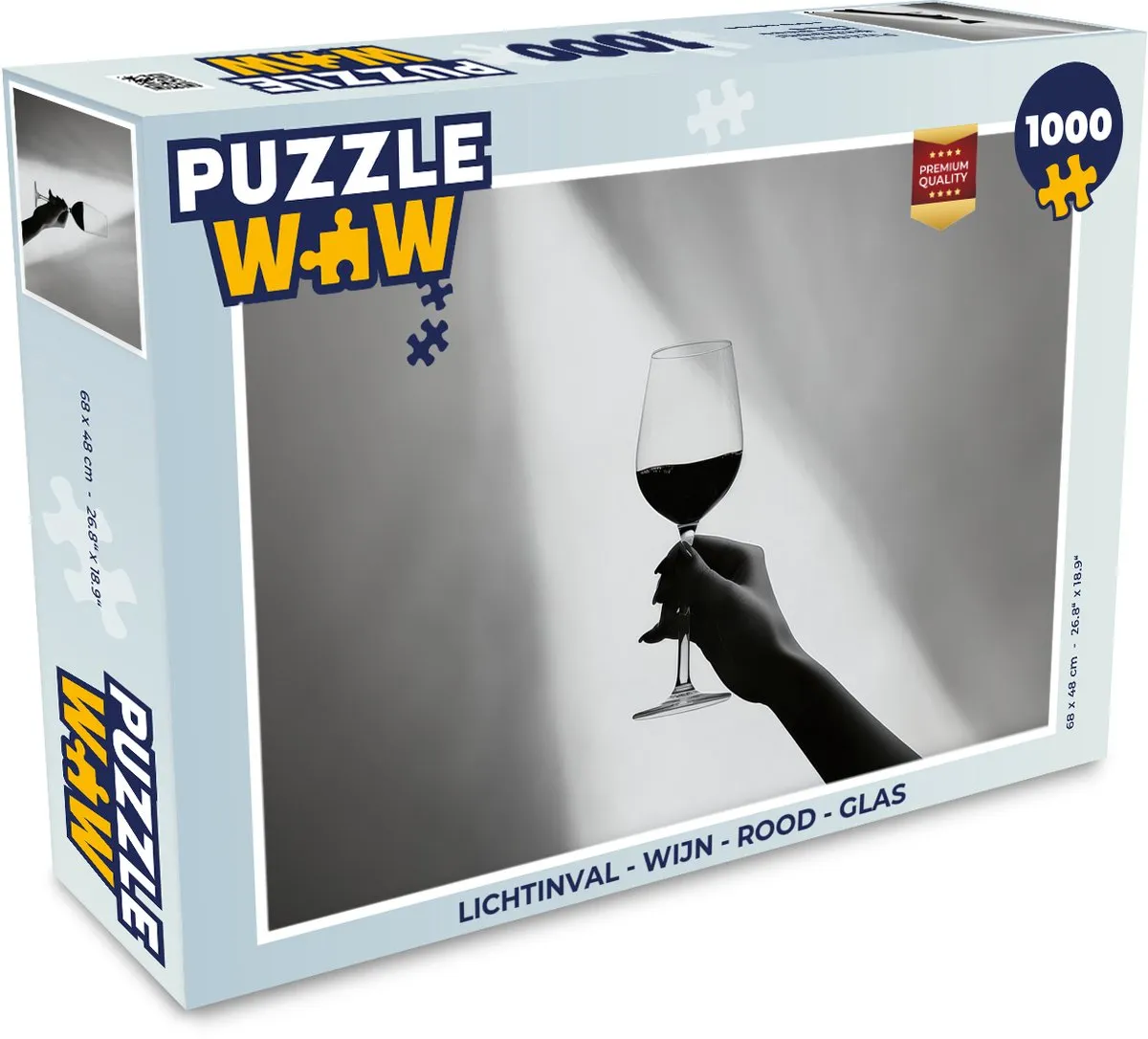 PuzzleWow Wijn Legpuzzel 1000 Stuks - MPN 8721169385020