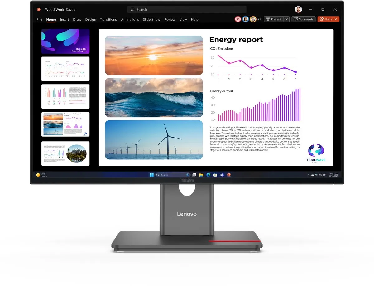Lenovo ThinkVision P24Q-40 Monitor 24"