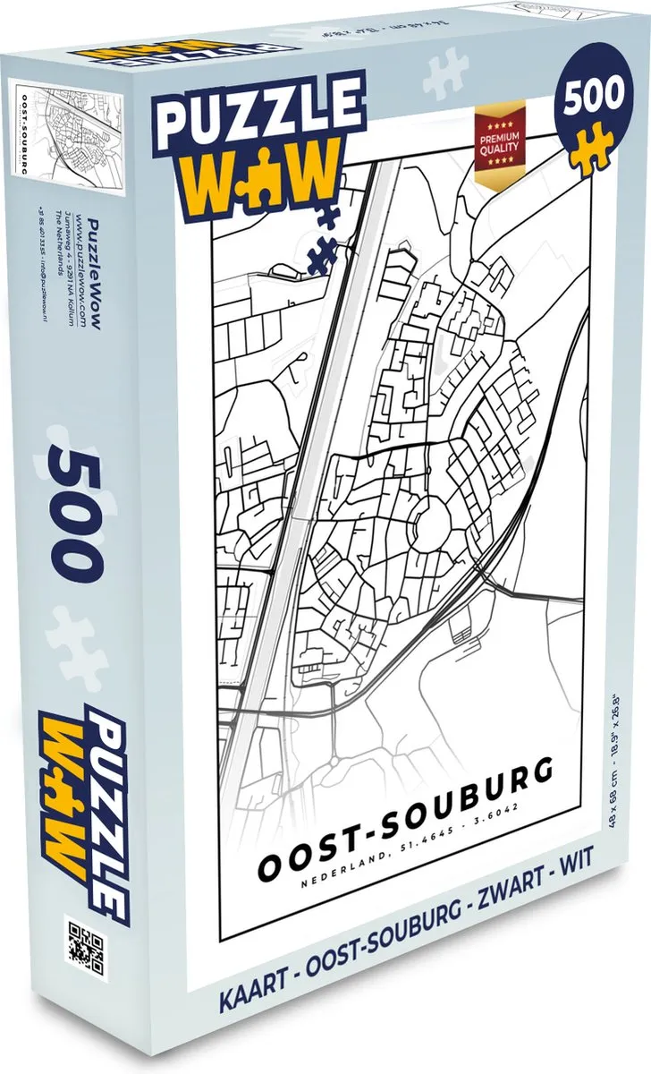 PuzzleWow Oost-Souburg Legpuzzel 500 Stuks