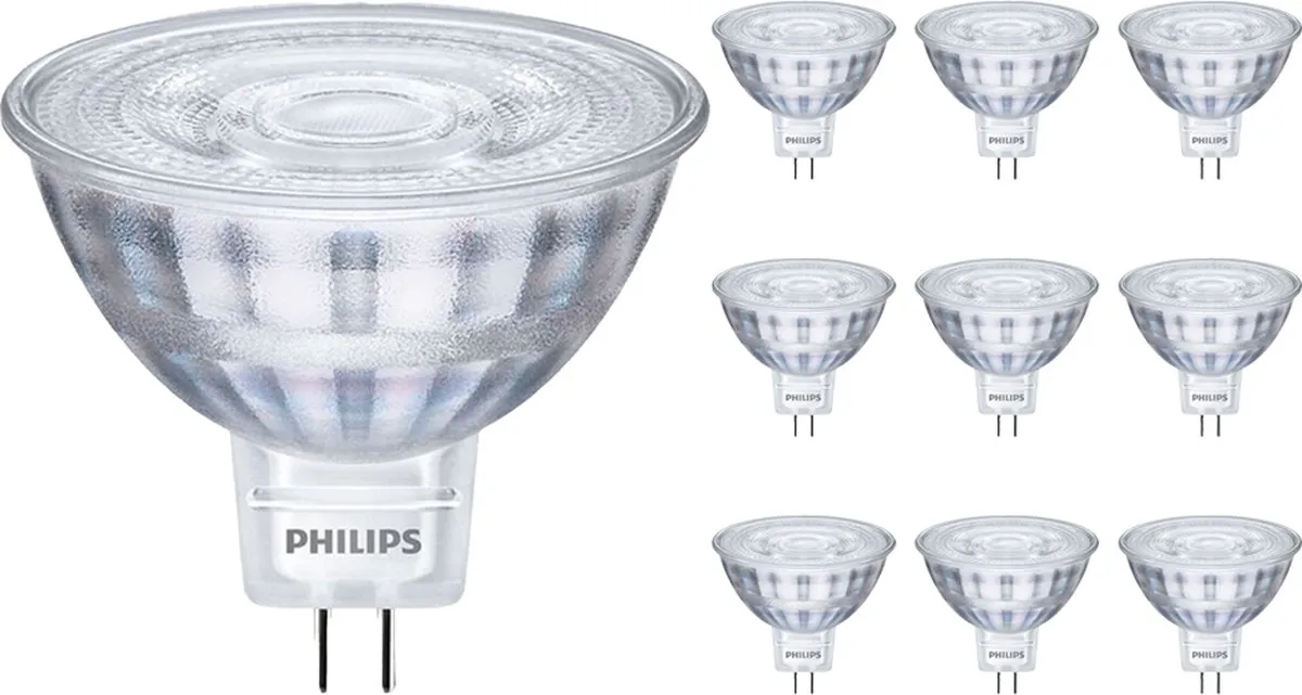 Philips Corepro LED Spot GU5.3 MR16 4.4W 390lm - 10 Stuks