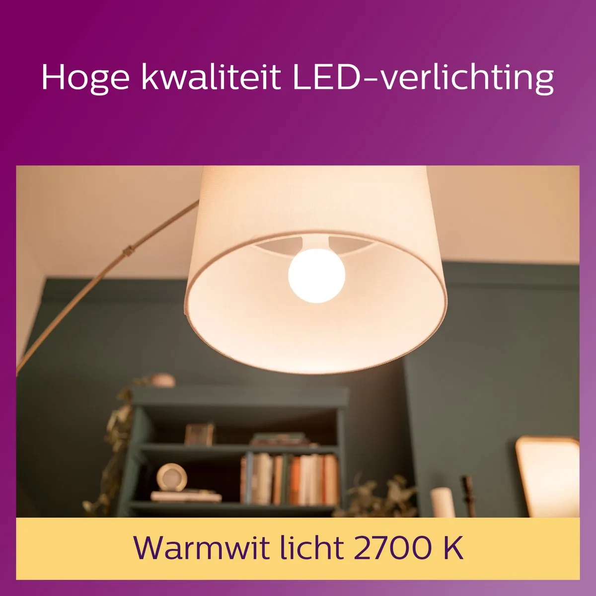 Philips LED E27 Warmwit 7W Mat Glas - 2 Stuks