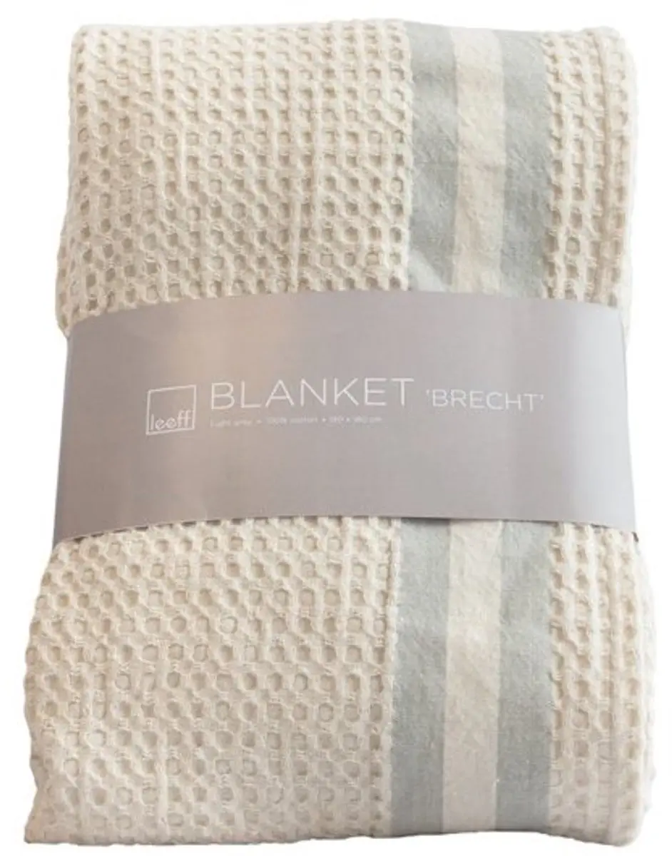Leeff Blanket Brecht light grey