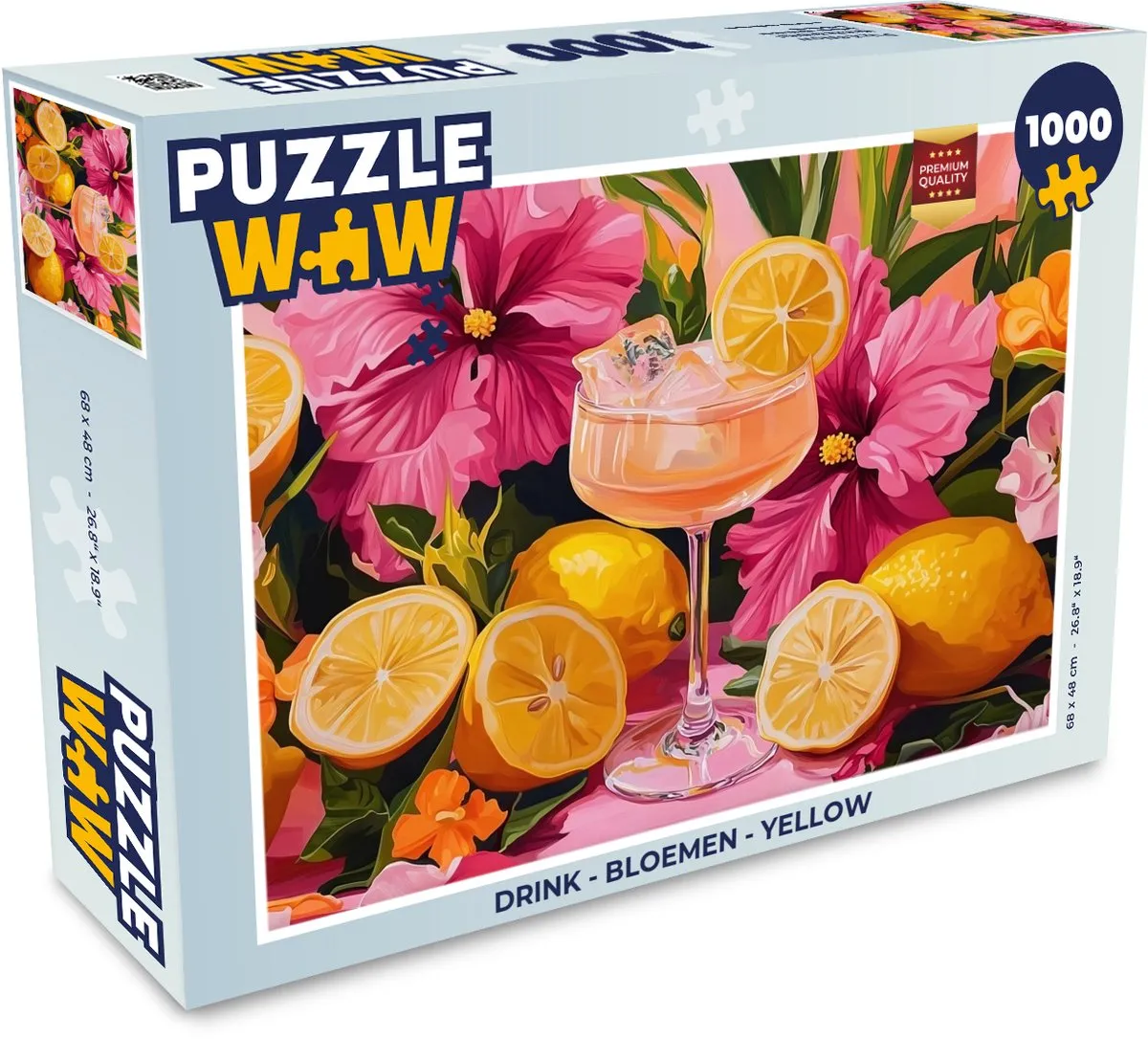 PuzzleWow Bloemen Legpuzzel 1000 Stuks