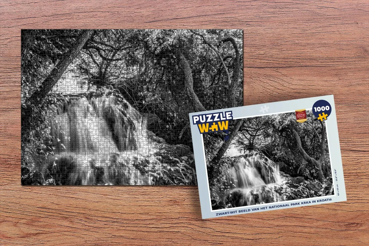 PuzzleWow Legpuzzel Krka Nationaal Park 1000 Stuks