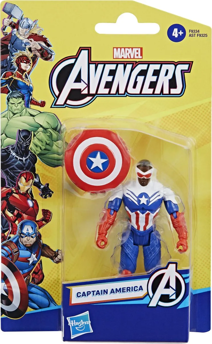 Spider-Man Marvel Avengers Captain America F93345X0 Actiefiguur