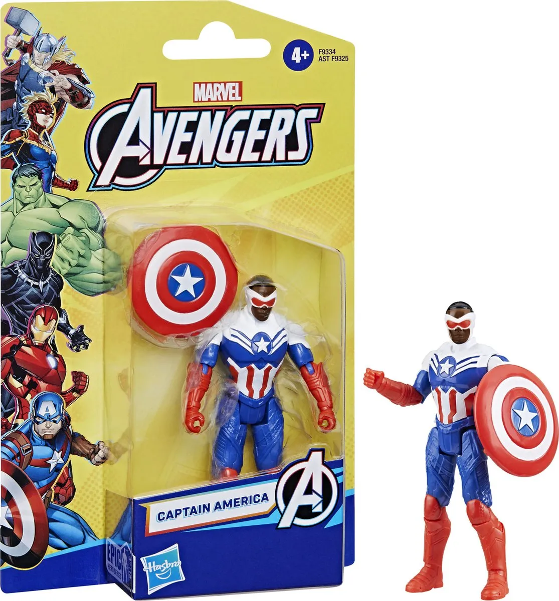 Spider-Man Marvel Avengers Captain America F93345X0 Actiefiguur