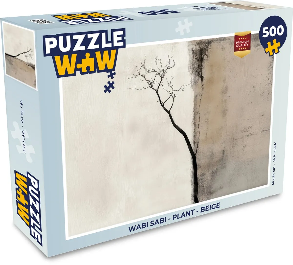 PuzzleWow Wabi Sabi Legpuzzel 500 Stuks