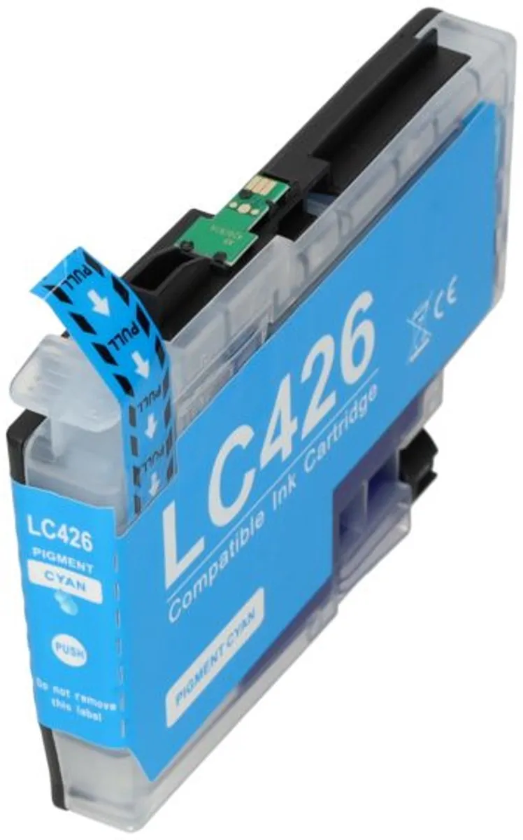 PrintAbout Huismerk Brother LC-426C Inktcartridge - Cyaan