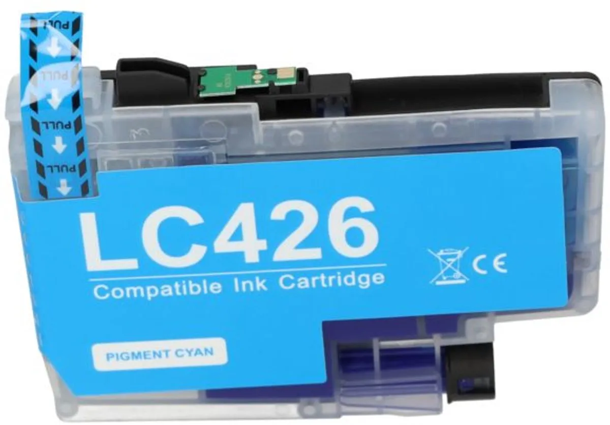 PrintAbout Huismerk Brother LC-426C Inktcartridge - Cyaan