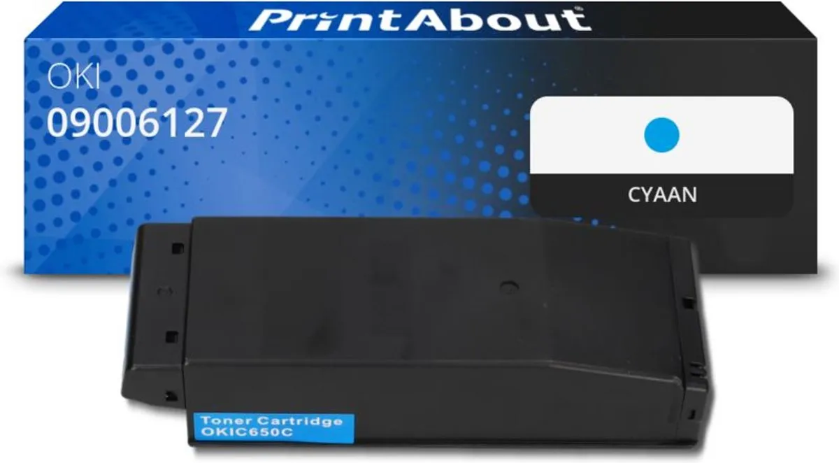 PrintAbout Toner 09006127 Cyaan - 6.500 pagina's