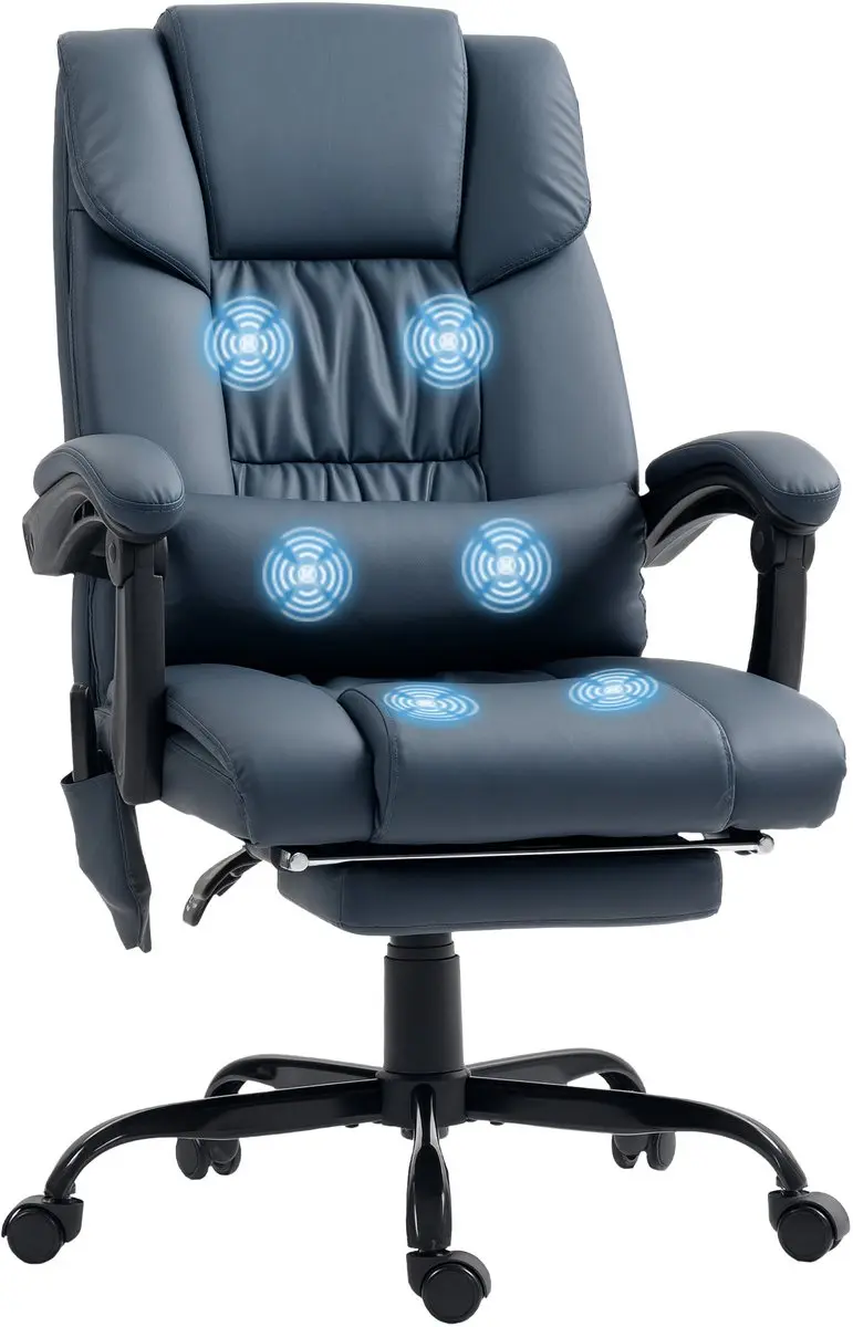 Vinsetto Massage Bureaustoel