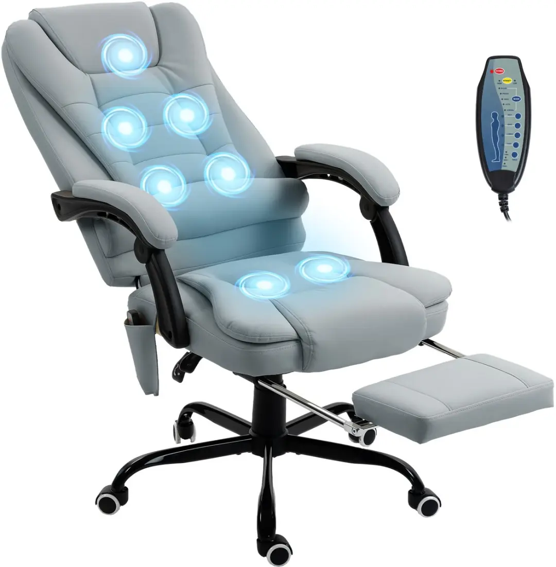 Vinsetto Massage Bureaustoel