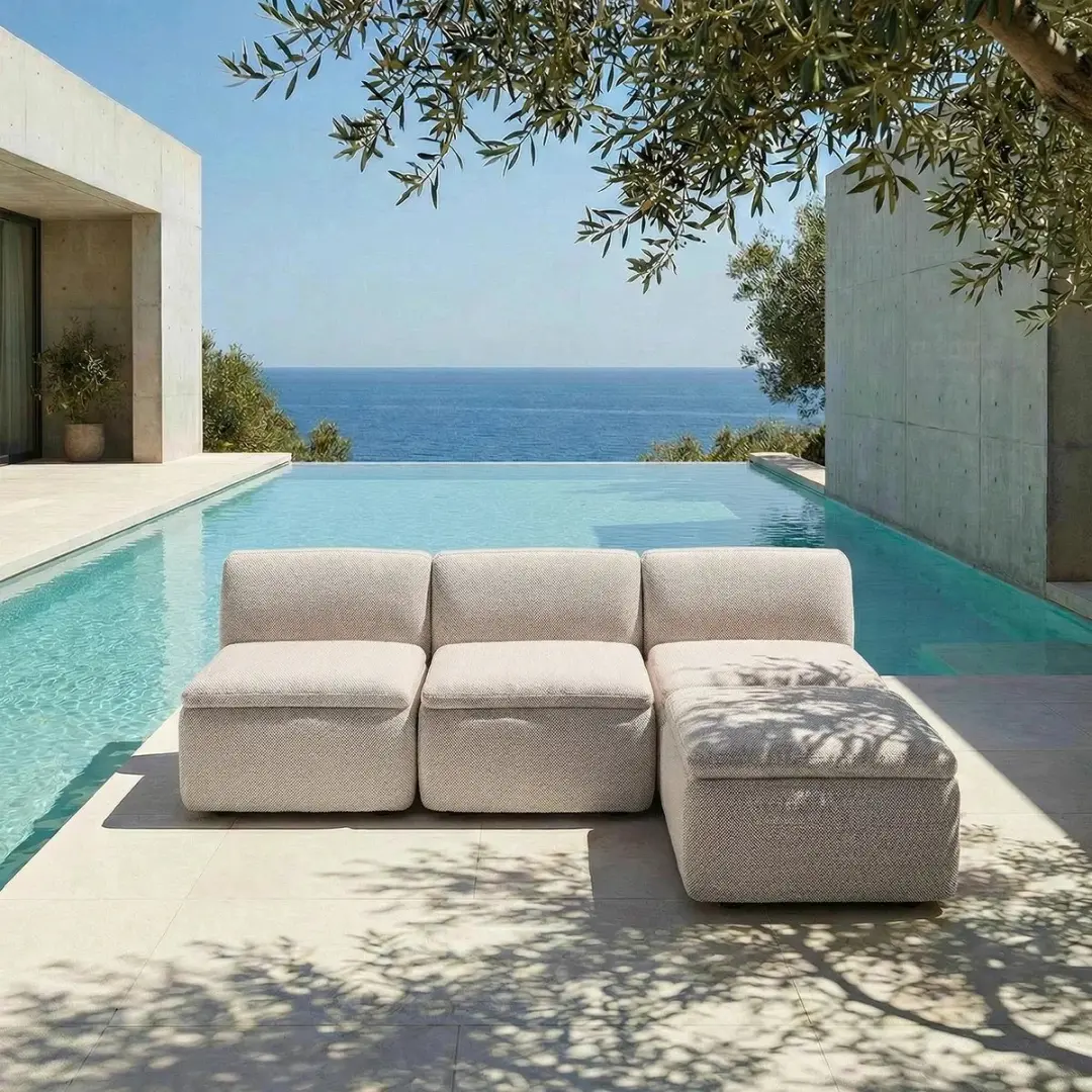 Blomus Outdoor Pouf Beige - afbeelding 3 van 6