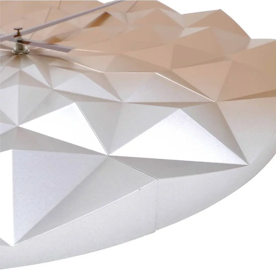 TFA Dostmann Quartz Wandklok 396mm - Rose Gold - afbeelding 3 van 3