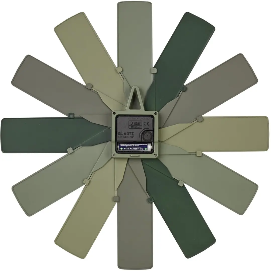 TFA Dostmann Wandklok 60.3020.04 - Groen - afbeelding 4 van 4