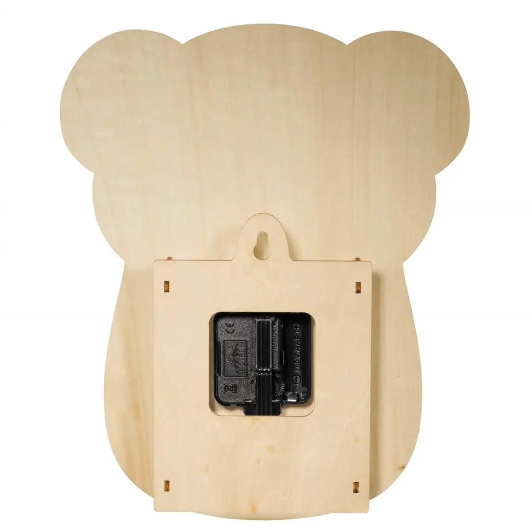 Hama Koala Houten Kinderwandklok - Blauw - afbeelding 2 van 6
