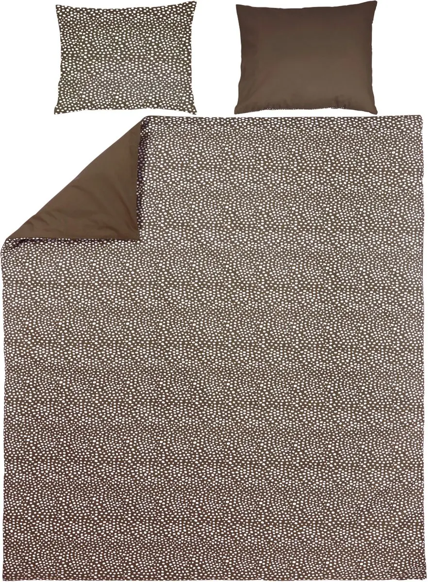 Meyco Cheetah Dekbedovertrek Chocolate 200 x 200 / 220 cm