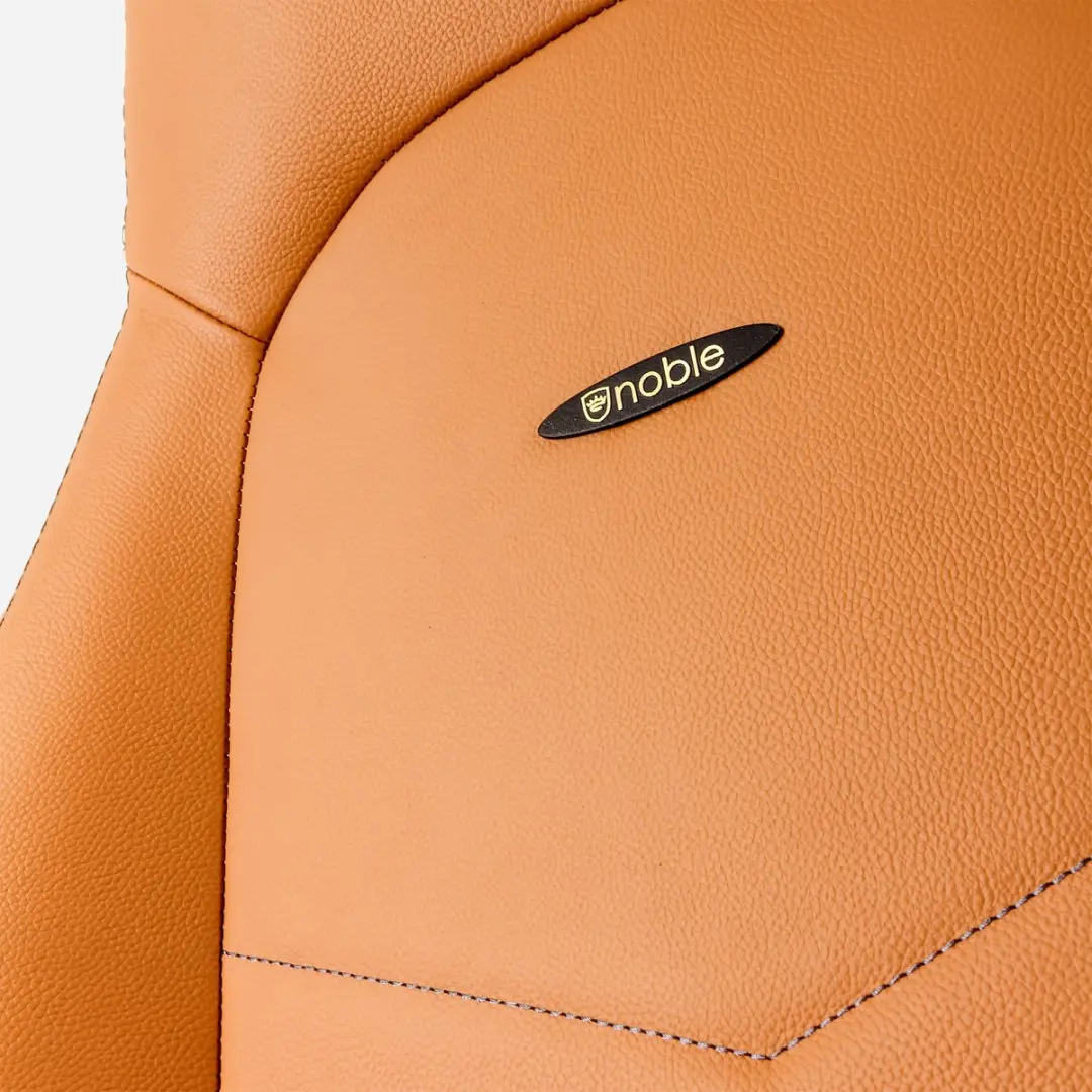 Noblechairs ICON Series Leren Gamestoel - Cognac/Zwart - afbeelding 3 van 6