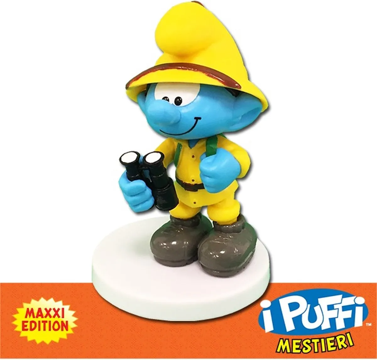 De Smurfen Smurf met Verrekijker Verzamelfiguurtje