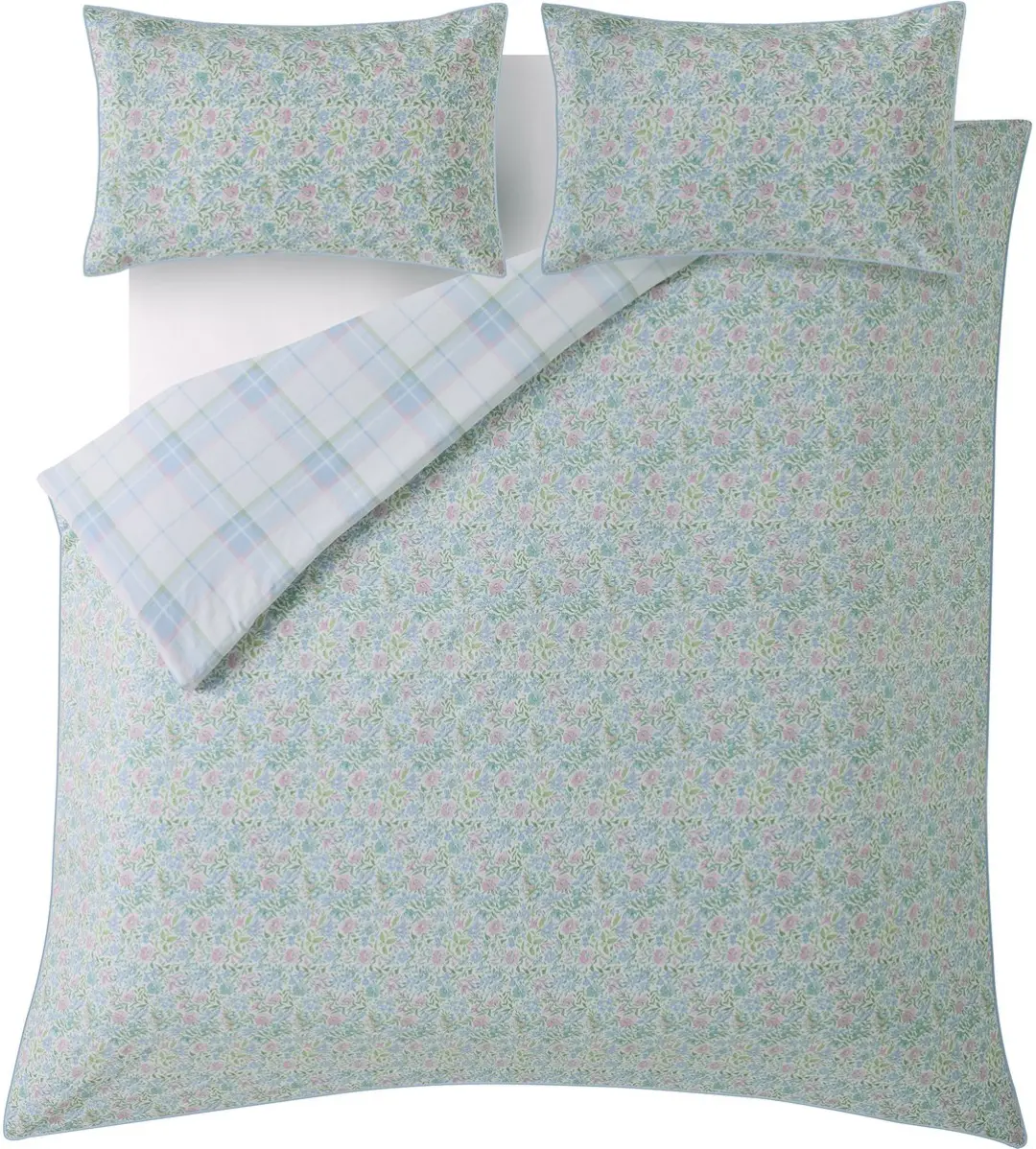 Laura Ashley Sherston Powder Blue Dekbedovertrek lits-jumeaux 230 x 220cm