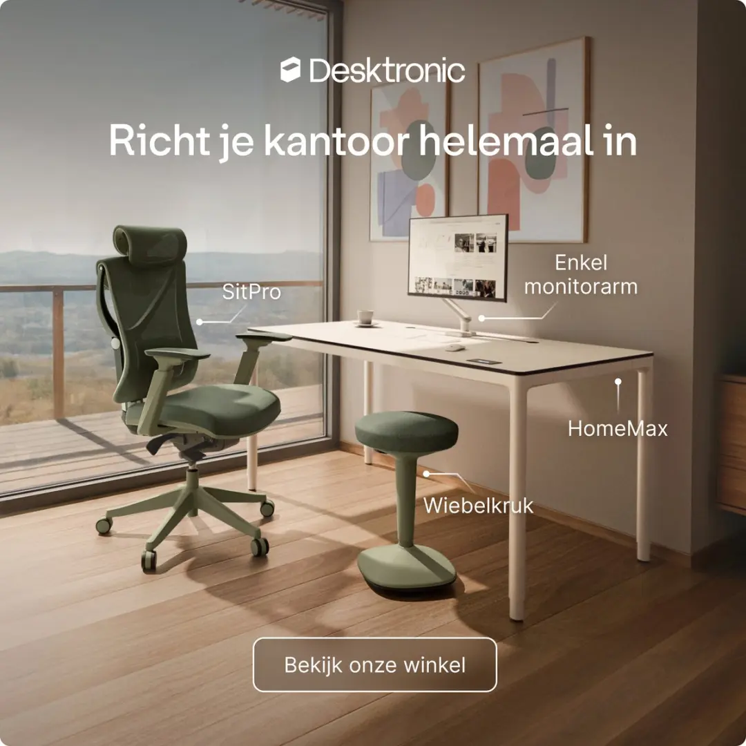 Desktronic Ergonomische Balanskruk - Groen