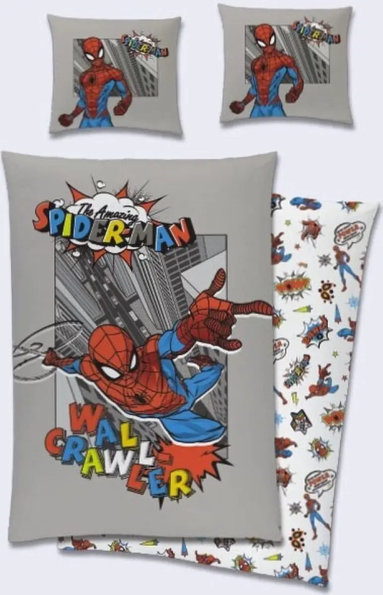 SpiderMan Dekbedovertrek Wall Crawler