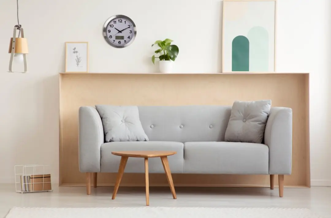 Perel Wandklok 35cm - Analoog met LCD temperatuur/luchtvochtigheid - Zilver - afbeelding 5 van 6