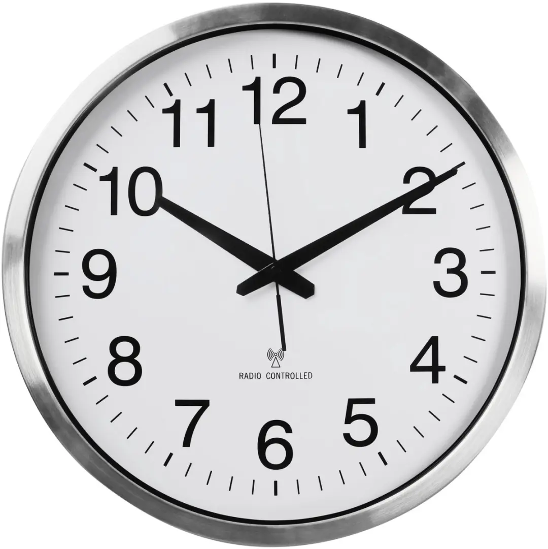 Perel Wandklok 50cm Analoog