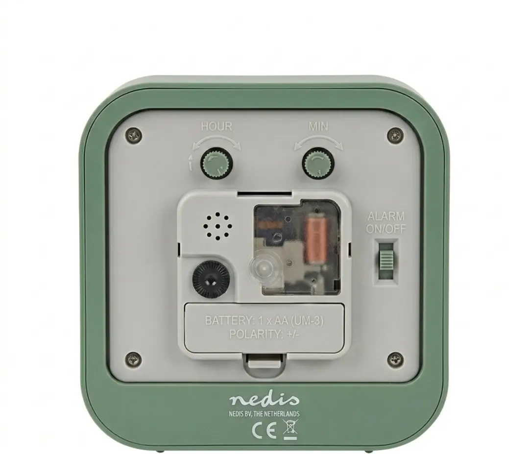 Nedis Analoge Tafelklok - Groen - afbeelding 3 van 6