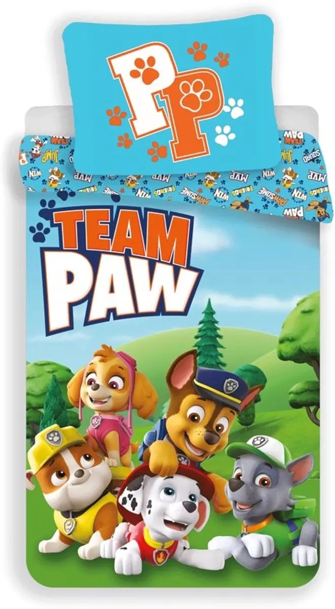 Paw Patrol Team Paw! dekbedovertrek