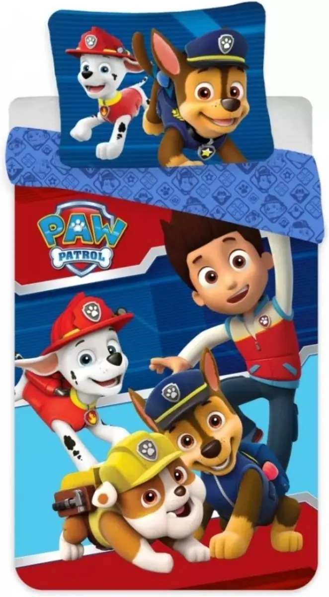 PAW Patrol Dekbedovertrek friends 140 x 200 cm