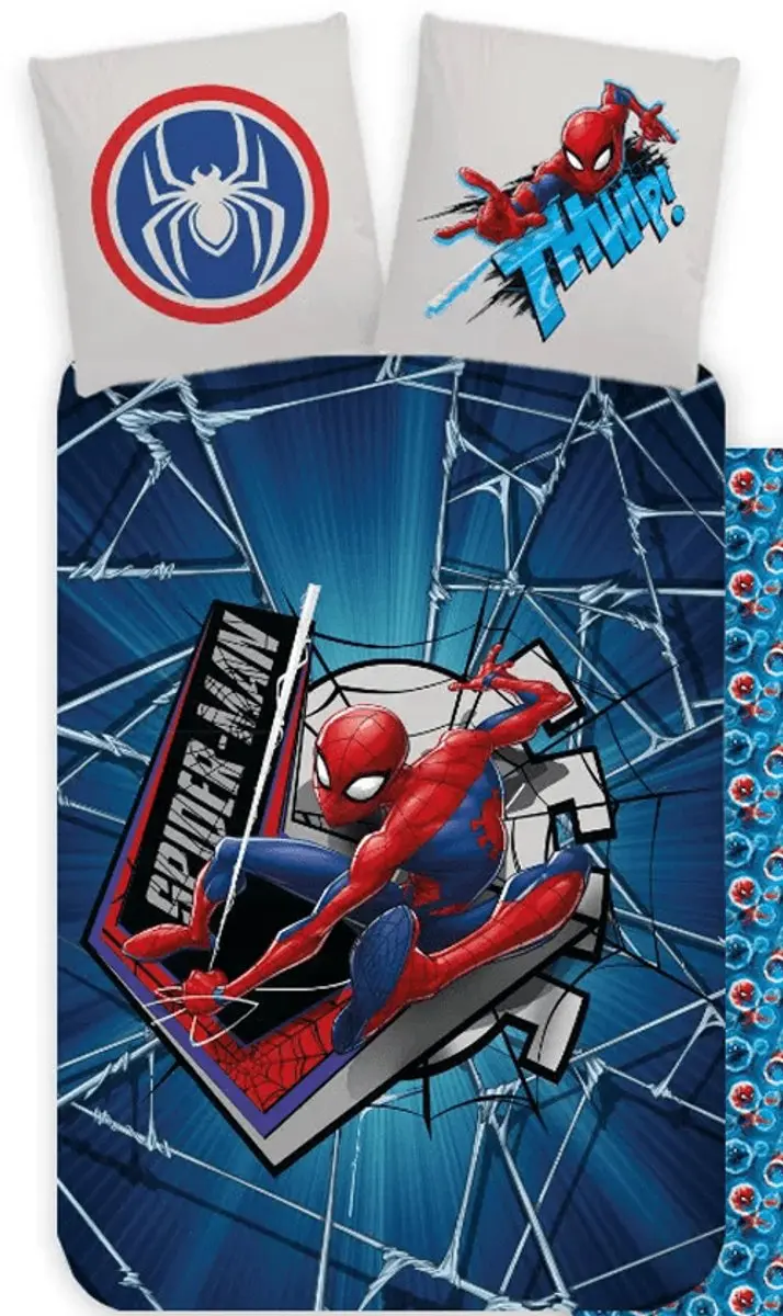 SpiderMan Dekbedovertrek Make a web 140 x 200 cm