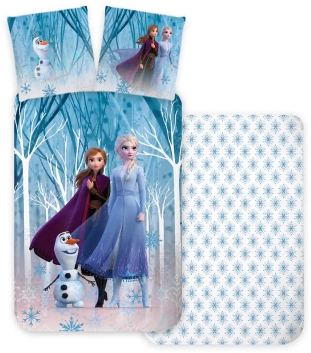 Disney Frozen Dekbedovertrek 100x135cm - 1 Stuks - Blauw - afbeelding 2 van 2