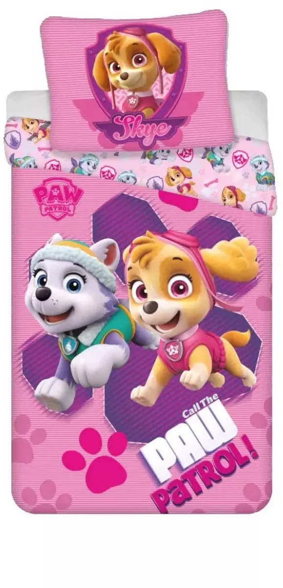 Paw Patrol dekbedovertrek Call Skye 140 x 200 cm
